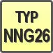 Piktogram - Typ: NNG26
